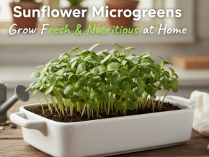 Sunflower Microgreens Grow Fresh & Nutritious at Home
