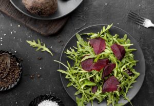 Beet microgreens